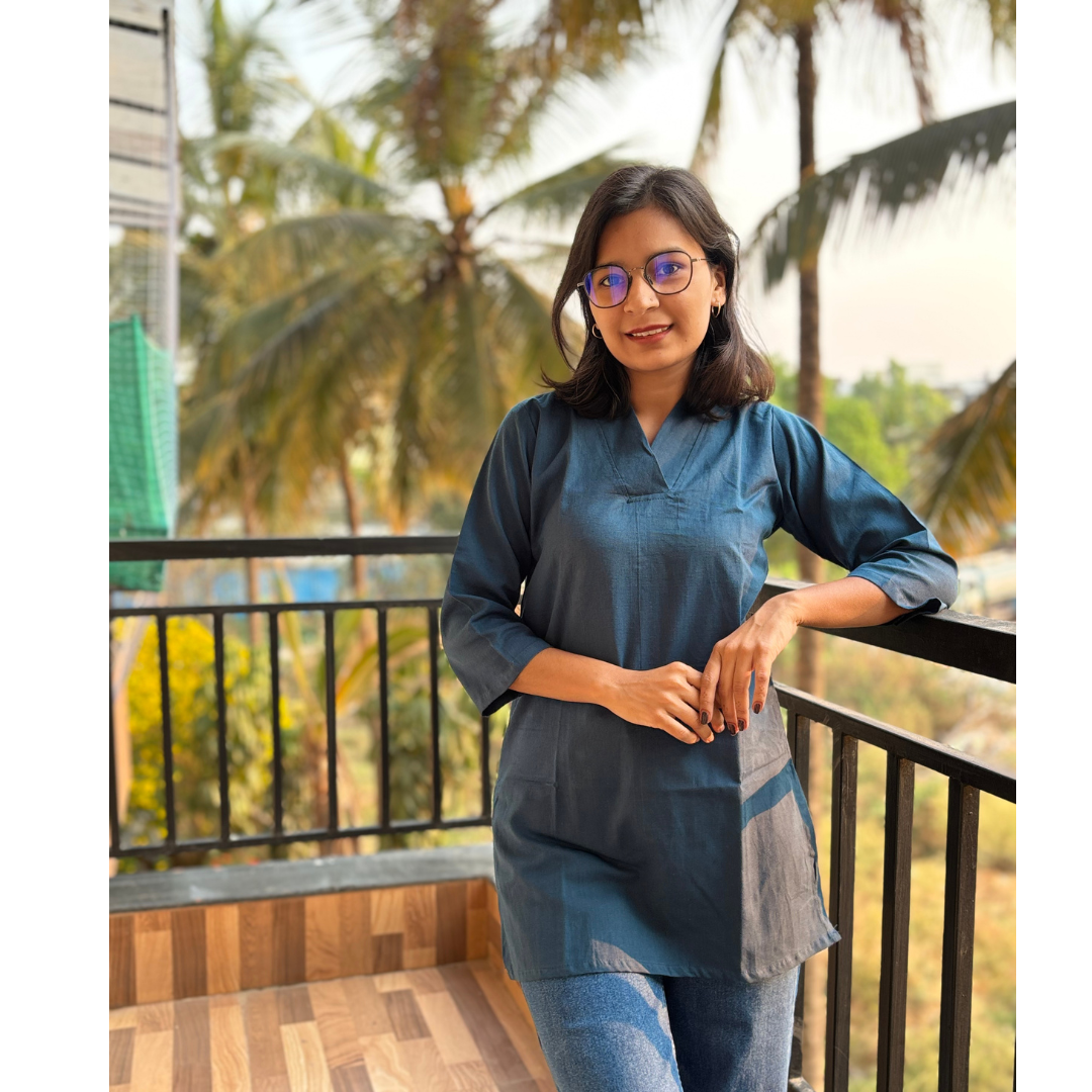 Mint Green short Kurti