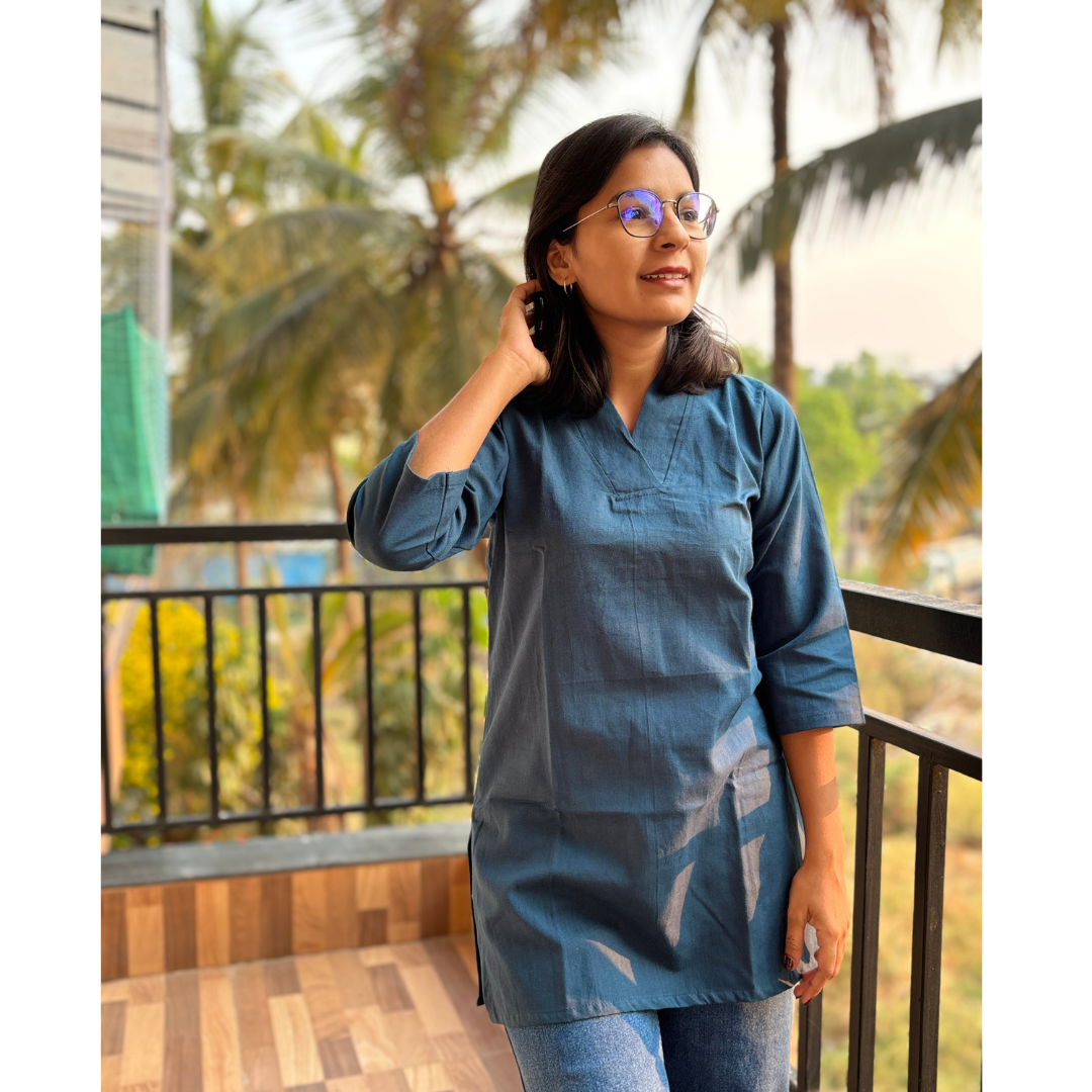 Mint Green short Kurti