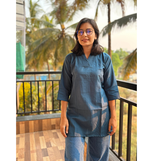 Mint Green short Kurti