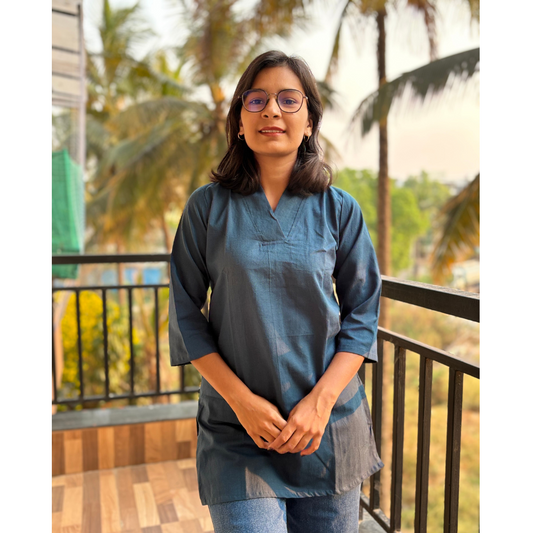 Mint Green short Kurti