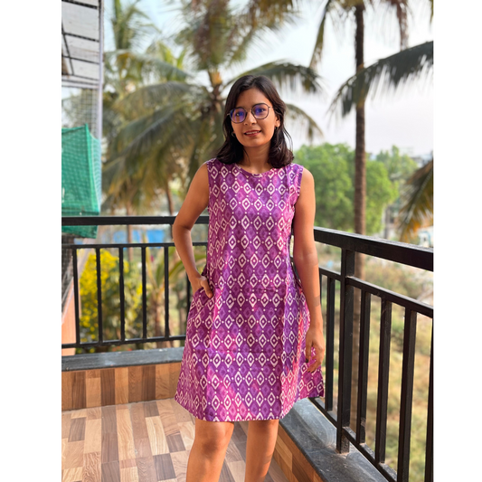 Purple Blossom Dress