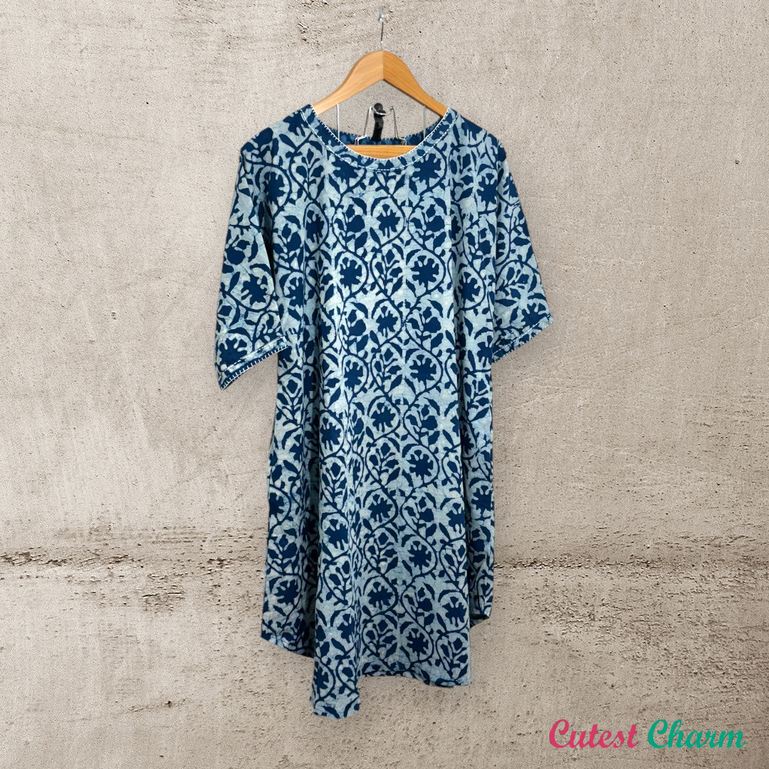 Indigo Batik Tunic