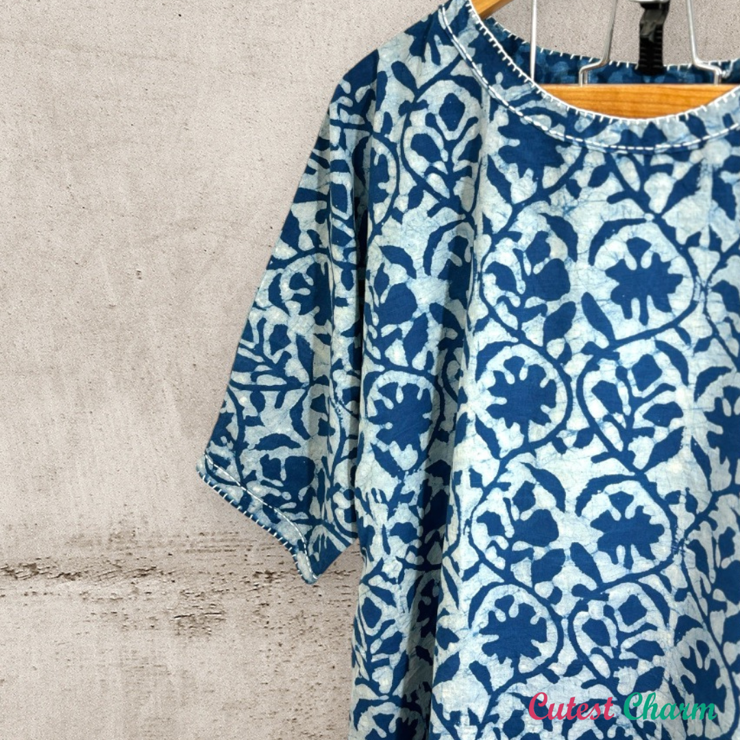Indigo Batik Tunic