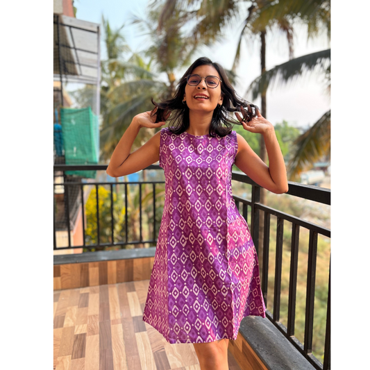 Purple Blossom Dress