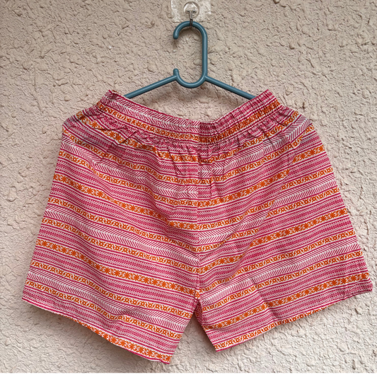 Handcrafted Cotton Block Print Shorts