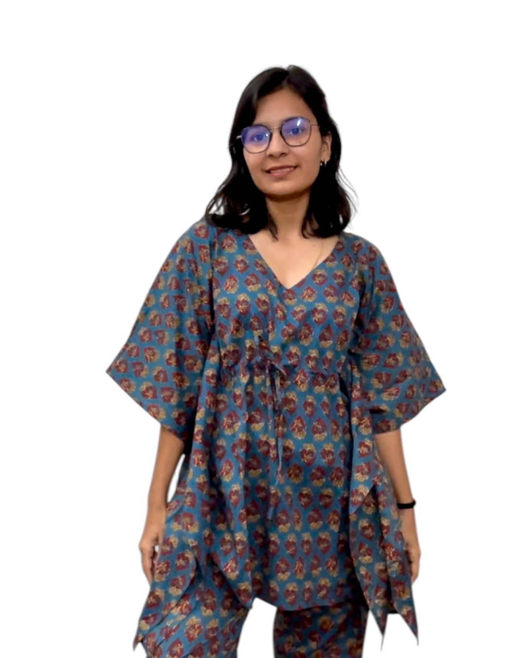 Mint Floral Printed Coord Set