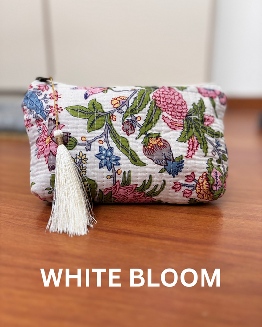 Handcrafted Block-Printed Mini Pouches