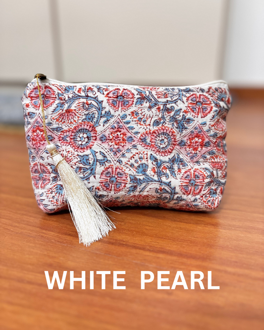 Handcrafted Block-Printed Mini Pouches