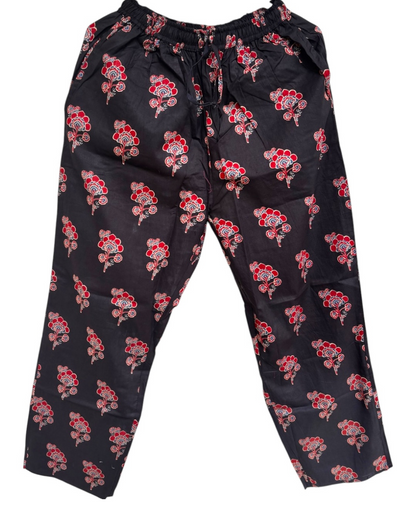 Black Floral Printed Co-ord Set